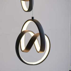 Pendant Light Endon Cosma 97625 Svart LED 8L 3000K Dimmbar small 6