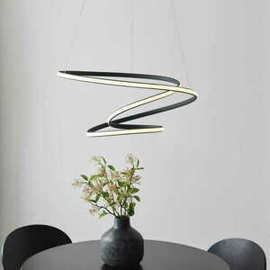 Pendellampa Endon Dune svart LED 62 cm dimbar 2610 lm 97632 small 1