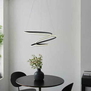 Pendellampa Endon Dune svart LED 62 cm dimbar 2610 lm 97632 small 2