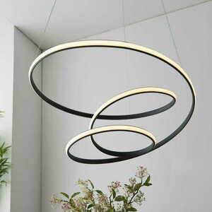 Pendellampa Endon Dune svart LED 62 cm dimbar 2610 lm 97632 small 4