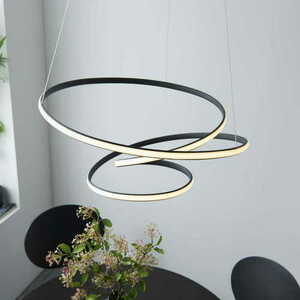 Pendellampa Endon Dune svart LED 62 cm dimbar 2610 lm 97632 small 5