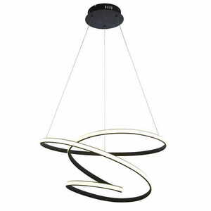 Pendellampa Endon Dune svart LED 62 cm dimbar 2610 lm 97632 small 0
