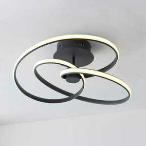 Endon Dune 97633 svart LED-taklampa 53,5 cm 42W 3000K dimbar small 1
