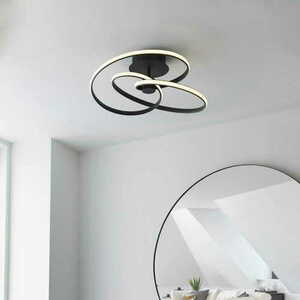 Endon Dune 97633 svart LED-taklampa 53,5 cm 42W 3000K dimbar small 2