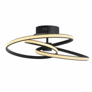 Endon Dune 97633 svart LED-taklampa 53,5 cm 42W 3000K dimbar small 6