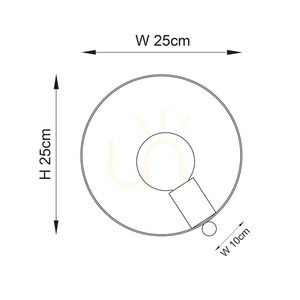 Endon Hoop 97665 bordslampa E27 25 cm – mässing, nickel och koppar small 6