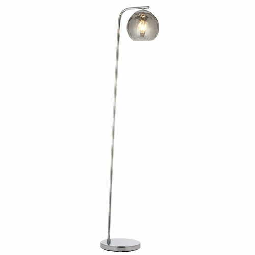 Kontrollera Golvlampa Endon Dimple krom glas 150 cm 97978