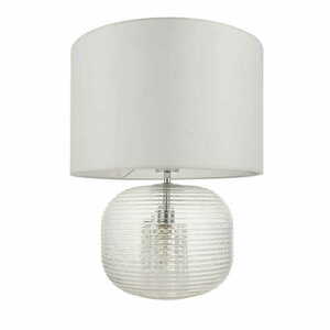 Stående lampa Endon Westcombe vit transparent E27 44,5 cm 98086 small 6