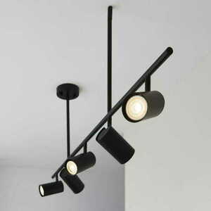 Taklampa Endon Rez 98458 svart 5 ljuspunkter GU10 LED plaffondlampa small 1