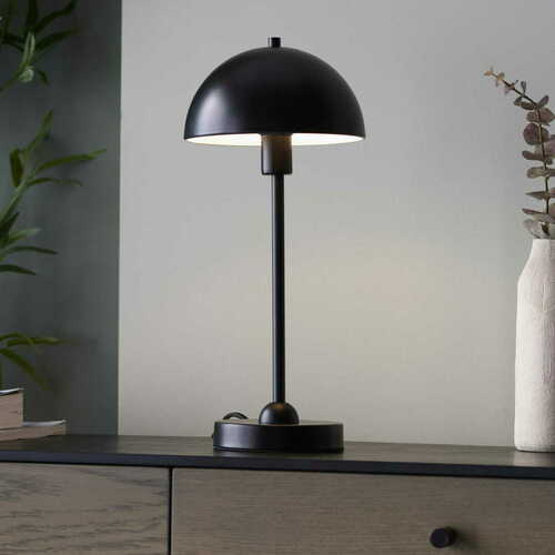 Kontrollera Bordslampa Endon Saroma svart stål E14 98494