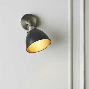 Taklampa Endon Franklin svart stål E14 98560 small 4