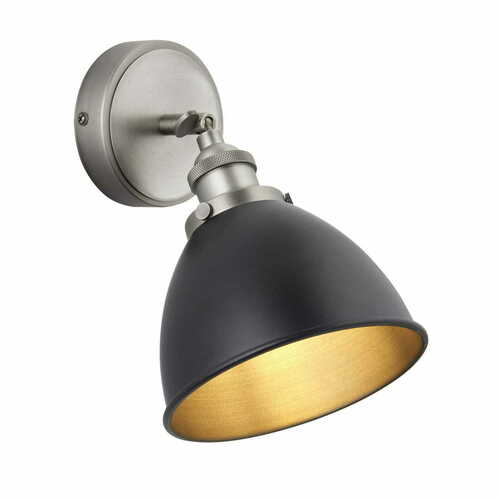 Kontrollera Taklampa Endon Franklin svart stål E14 98560