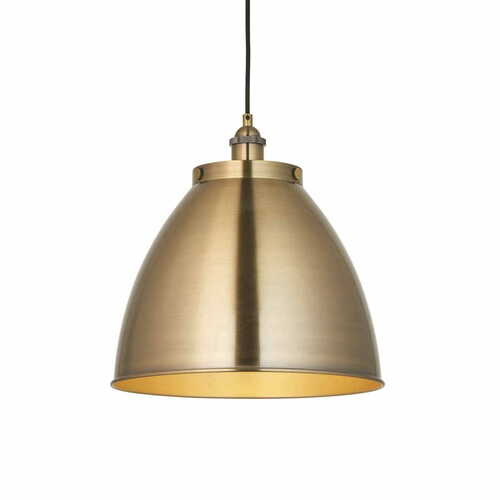 Kontrollera Pendellampa Franklin Endon mässing E27 33,5 cm 98744