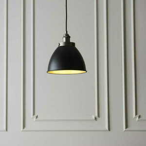 Pendellampa Endon Franklin 98750 svart stål E27 23,5 cm small 1