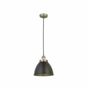Pendellampa Endon Franklin 98750 svart stål E27 23,5 cm small 7