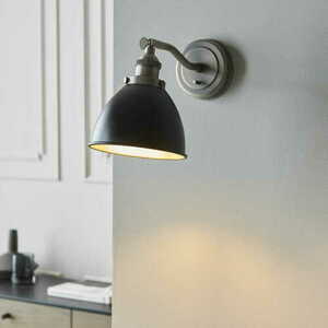 Vägglampa Endon Franklin svart stål E14 98751 small 2