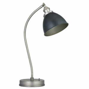 Bordslampa Endon Franklin svart silver stål 46 cm 98752 small 7