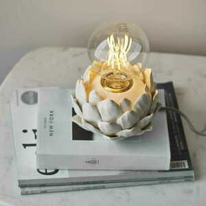 Bordslampa Endon Artichoke Mässing Keramik Stål E27 99147 small 4