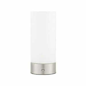 Stående lampa Endon Dara silver vit stål E14 67517 small 1