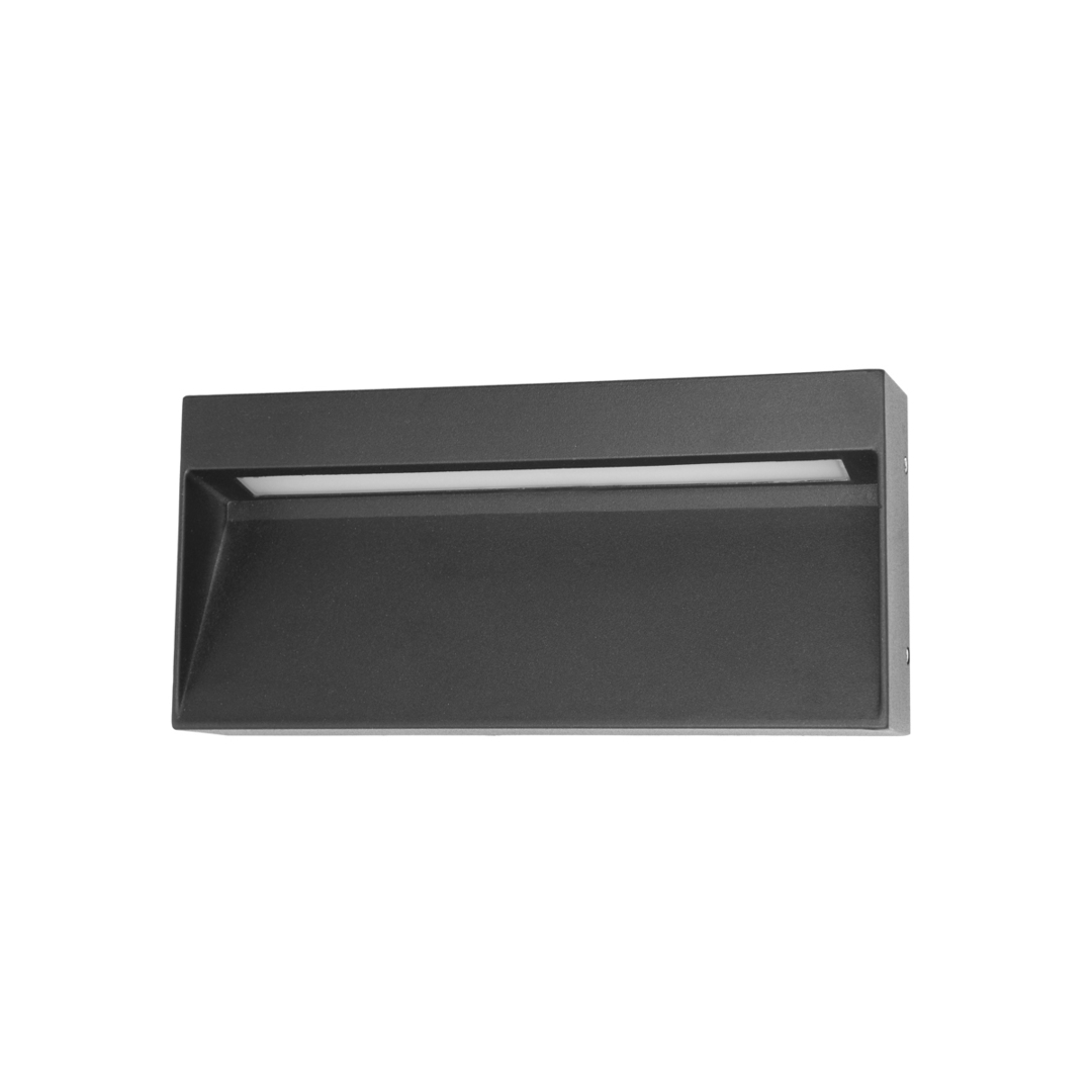 Kontrollera Utomhusvägglampa Italux Fenis 3K LED svart IP54 OWL-2695-3K Utomhusvägglampa Italux Fenis 3K LED svart IP54 OWL-2695-3K