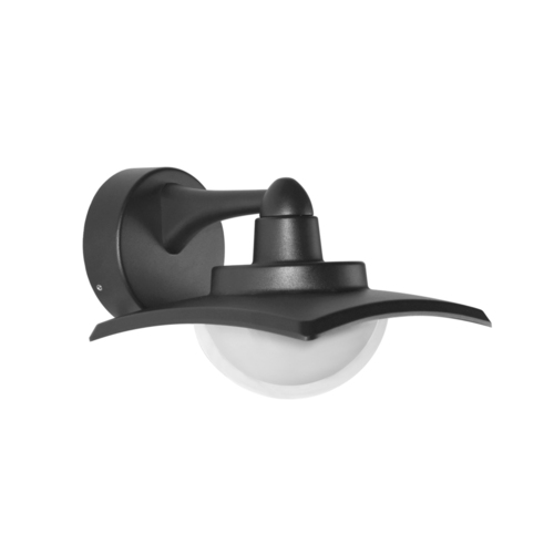 Kontrollera Italux Svart LED utomhusvägglampa IP54 3000K 9W OWL-6950-3K