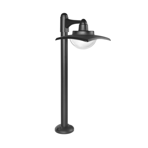 Kontrollera Utomhuslampa Italux Isola LED 9W IP54 svart 60 cm OFL-6923-4K