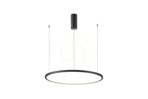 Kontrollera Italux Vinola svart LED-pendellampa, 60 cm, 3000K/4000K, dimbar PND-56135B-060RPP-BK-3KS4K-TRDIMM