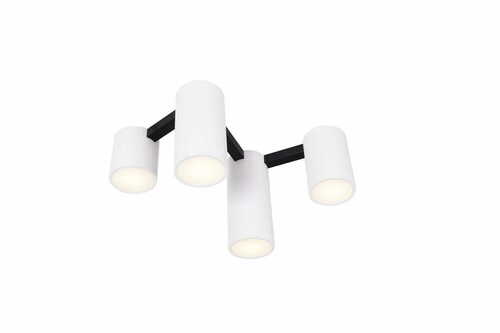 Kontrollera Plafond Max Light Laxer C0228 vit metall 4x7W 64 cm