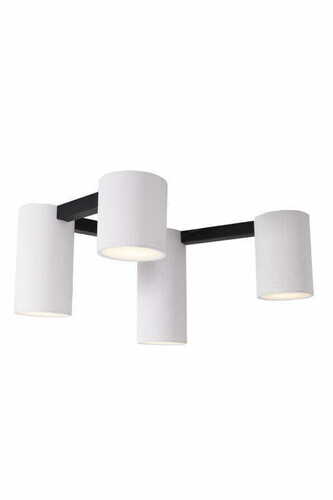 Kontrollera Plafond Max Light Laxer C0230 vit metall 5 lampor 70 cm