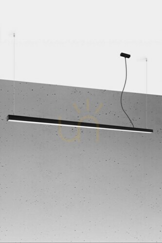 Kontrollera Taklampa PINNE 200 svart Thoro