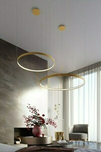 Ljuskrona RIO 78 gyllene LED 3000K Thoro small 13