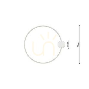 Taklampa RIO 78 gyllene LED 3000K Thoro small 9
