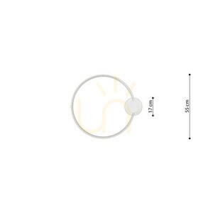 Taklampa RIO 55 gyllene LED 4000K Thoro small 9