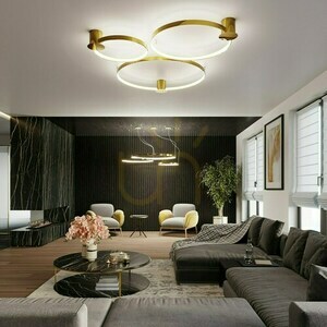 Taklampa RIO 78 polerat guld LED 3000K Thoro small 13