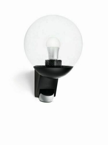 Kontrollera Steinel L 585 S svart vägglampa för utomhusbruk med sensor E27 60 W