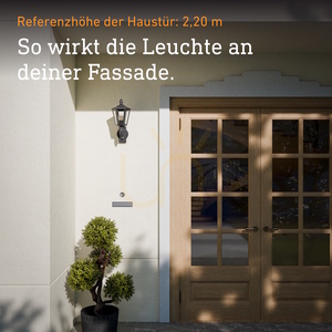 STEINEL L 15 E27 utomhusvägglampa, svart, utan sensor small 2