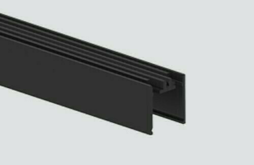 Kontrollera Linjeprofil svart S-9500/B-L1-3000 M