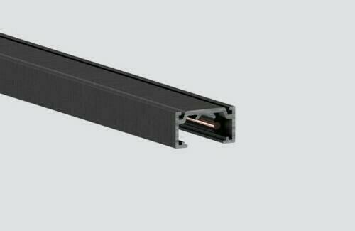 Kontrollera Stucchi MICRO utanpåliggande belysningsskena 2 m svart 9600-2/B-ST1