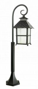 Utomhusstående trädgårdslampa SU-MA svart/patina 86 cm K 5002/3/Z small 0