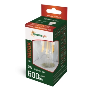 Led Gls E27 230 V 7 W Cog 1800 K Clear Spectrum small 1