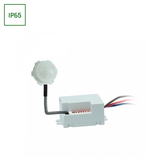 Kontrollera Spectrum PIR-rörelsesensor 360°, 100 W, 230 V, IP65, räckvidd 6 m, WOJ+06299