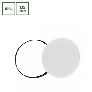 Nymphea Black &amp; White Rings 40 Ww 230 V 115st Ip54 Fi485x70 White/Black Round. small 0