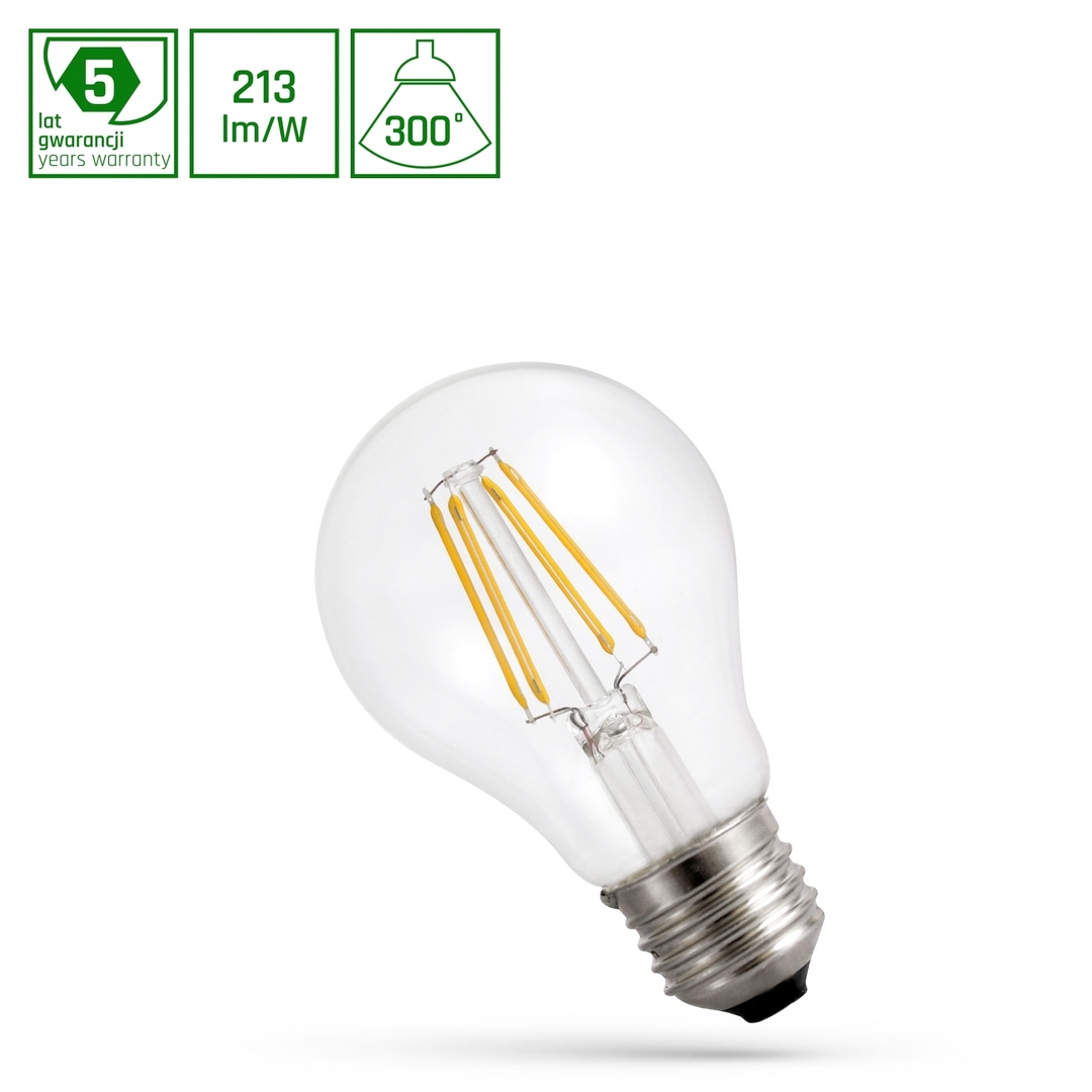Kontrollera Led Gls E27 230 V 6,8 W Cog A Class Nw Clear Spectrum 5 års garanti Led Gls E27 230 V 6,8 W Cog A Class Nw Clear Spectrum 5 års garanti