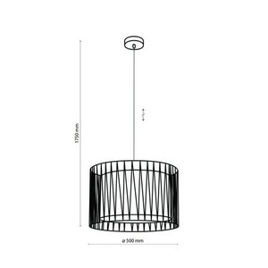 Harmony svart taklampa 3 Pł small 3