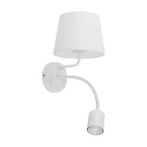 Maja Vit Vägglampa 2 Pł E27 + GU10 small 0