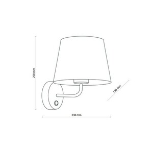 Maja Vit Vägglampa 1 Pł small 4