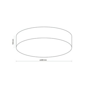 Rondo taklampa i grafit 4 Pł 600 small 2