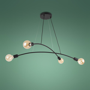 Helix svart taklampa 4 Pł small 3