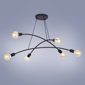 Helix svart taklampa 6 Pł small 4