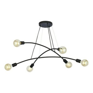 Helix svart taklampa 6 Pł small 0